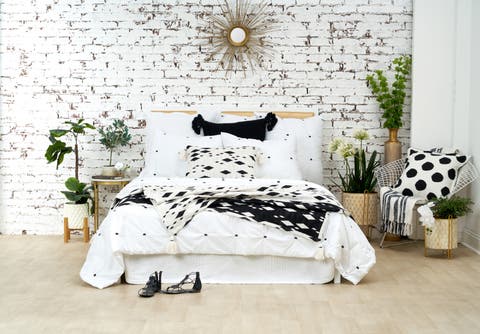 Dot Embroidery Sham