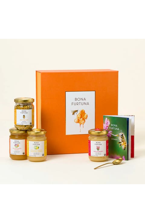 Taste of Italy Naturally Infused Raw Honey Set by Bona Furtuna