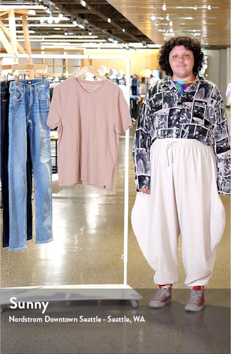 V-Neck Organic Cotton T-Shirt, sales video thumbnail