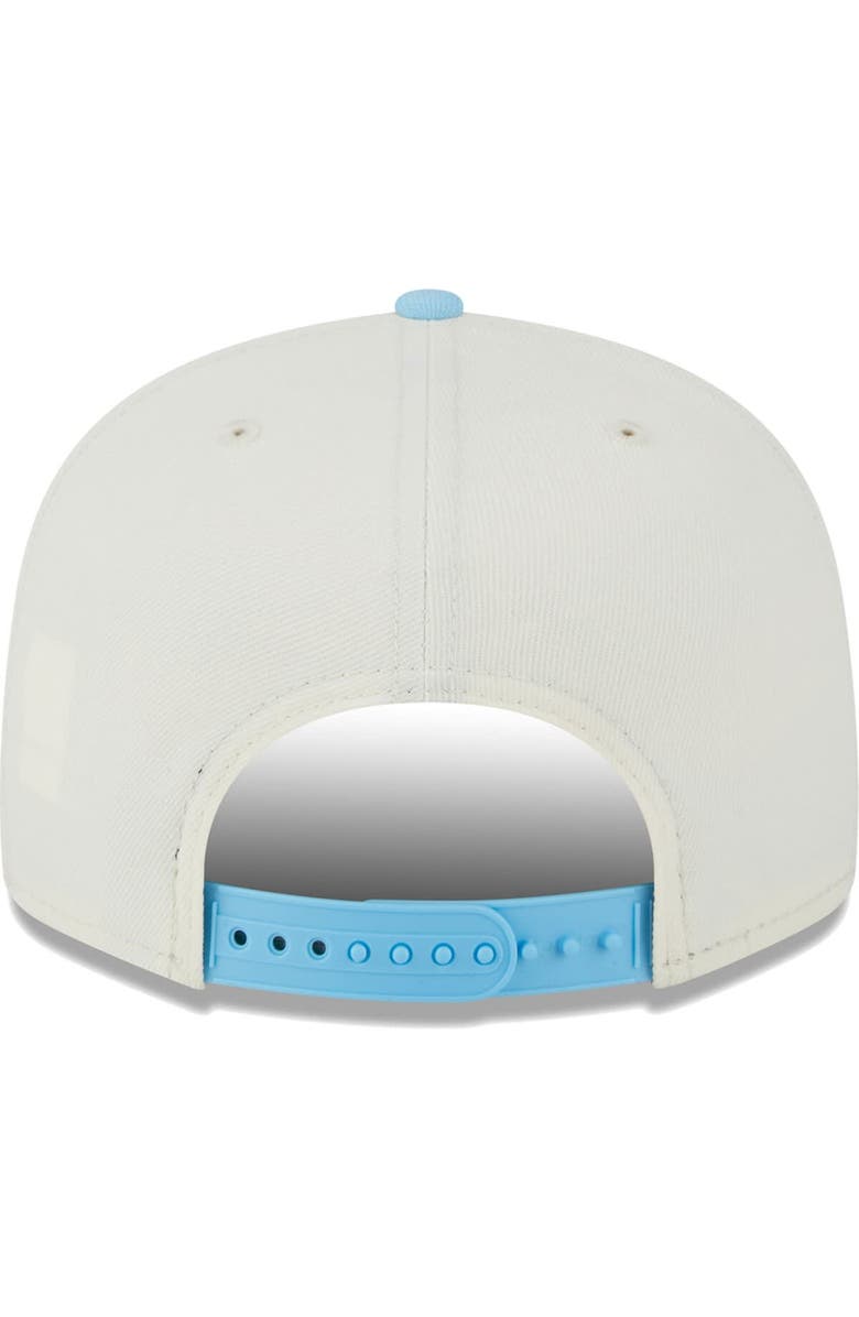 New Era Men's New Era Cream/Light Blue Tennessee Titans Two-Tone Color Pack 9FIFTY Snapback Hat, Alternate, color,