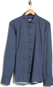 SOUL OF LONDON Microfiber Long Sleeve Sport Shirt