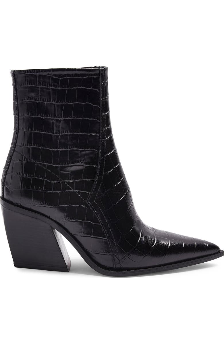 Topshop Honour Pointed Toe Western Boot, Alternate, color,
