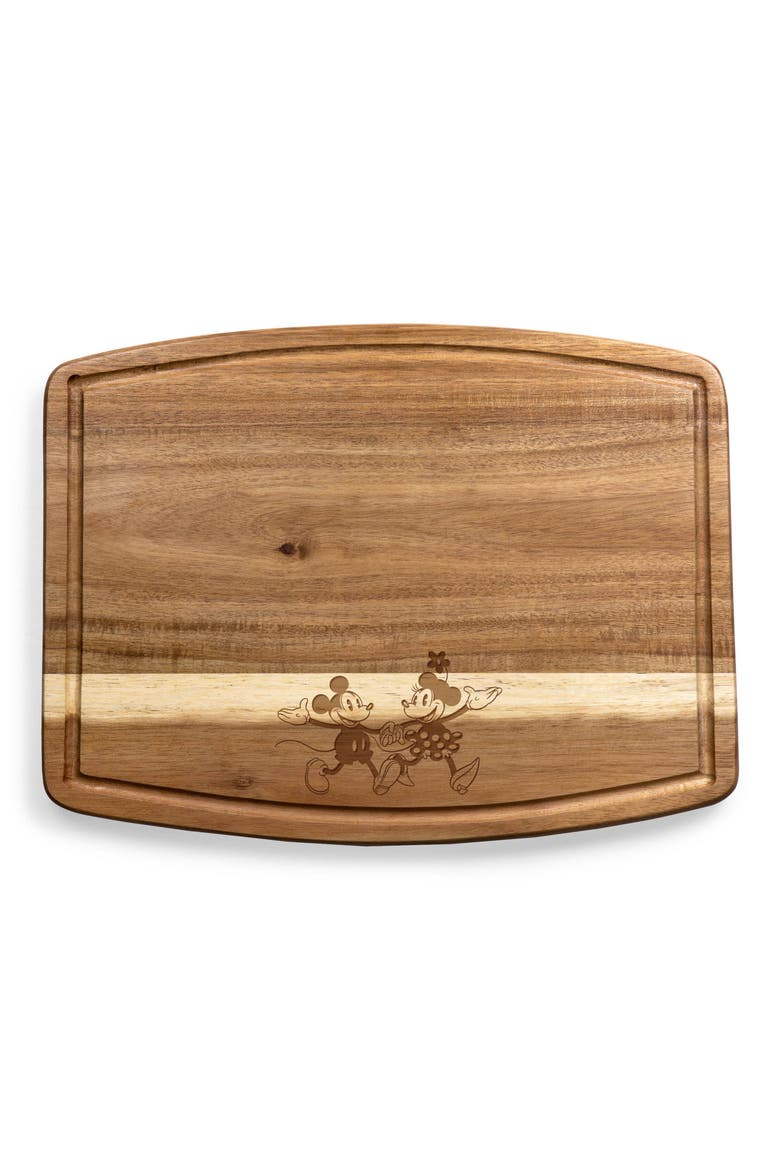 Disney® Mickey Mouse Ovale Cutting Board, Main, color, BROWN/MICKEY MINNIE