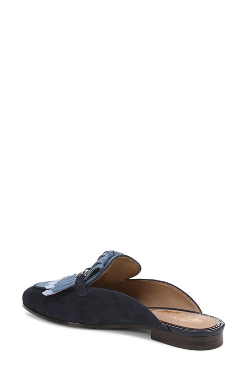 Sam Edelman Lainey Kiltie Bit Loafer Mule In Blue
