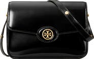 Tory Burch Robinson Spazzolato Leather Shoulder Bag