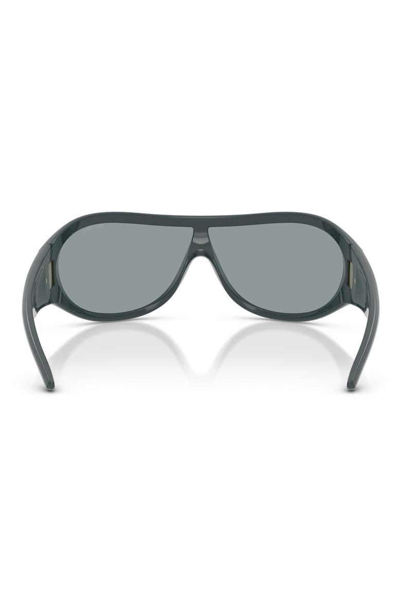 Runway Irregular Sunglasses, Alternate, color, GREY / DARK GREY