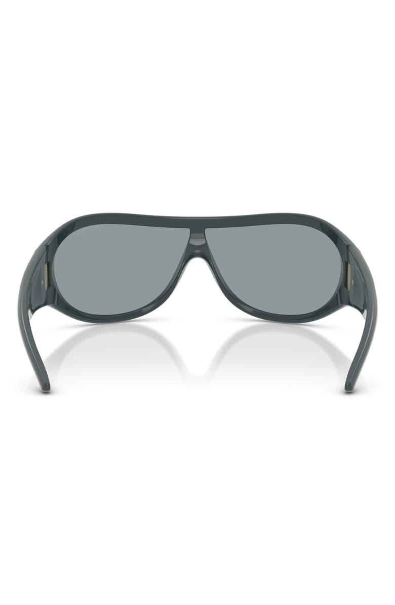 Miu Miu Runway Irregular Sunglasses, Alternate, color, Grey / Dark Grey