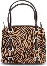 Jeffrey Campbell Chessy Convertible Genuine Calf Hair Shoulder Bag