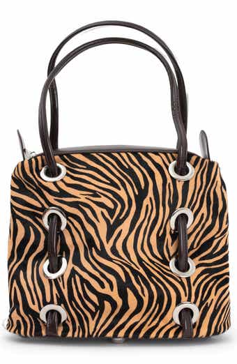 Jeffrey Campbell Chessy Convertible Genuine Calf Hair Shoulder Bag