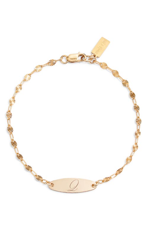 Set & Stones Bank Initial Bracelet