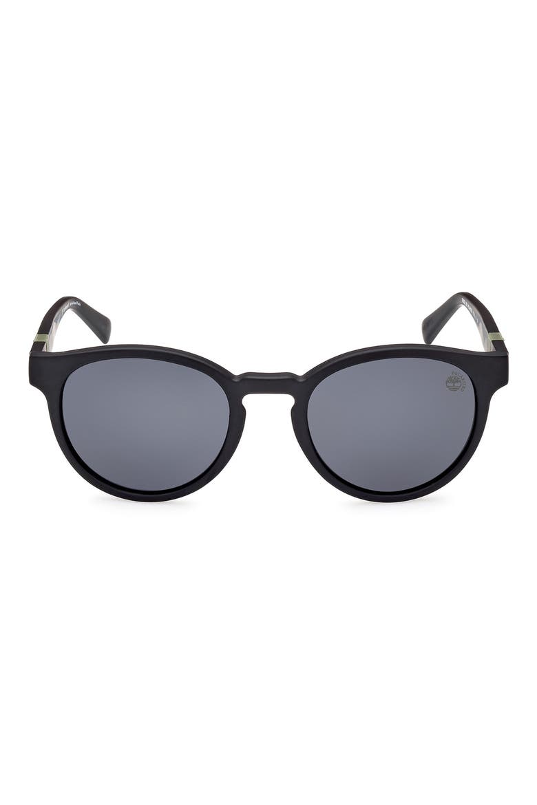 51mm Sunglasses, Main, color, MATTE BLACK / SMOKE POLARIZED