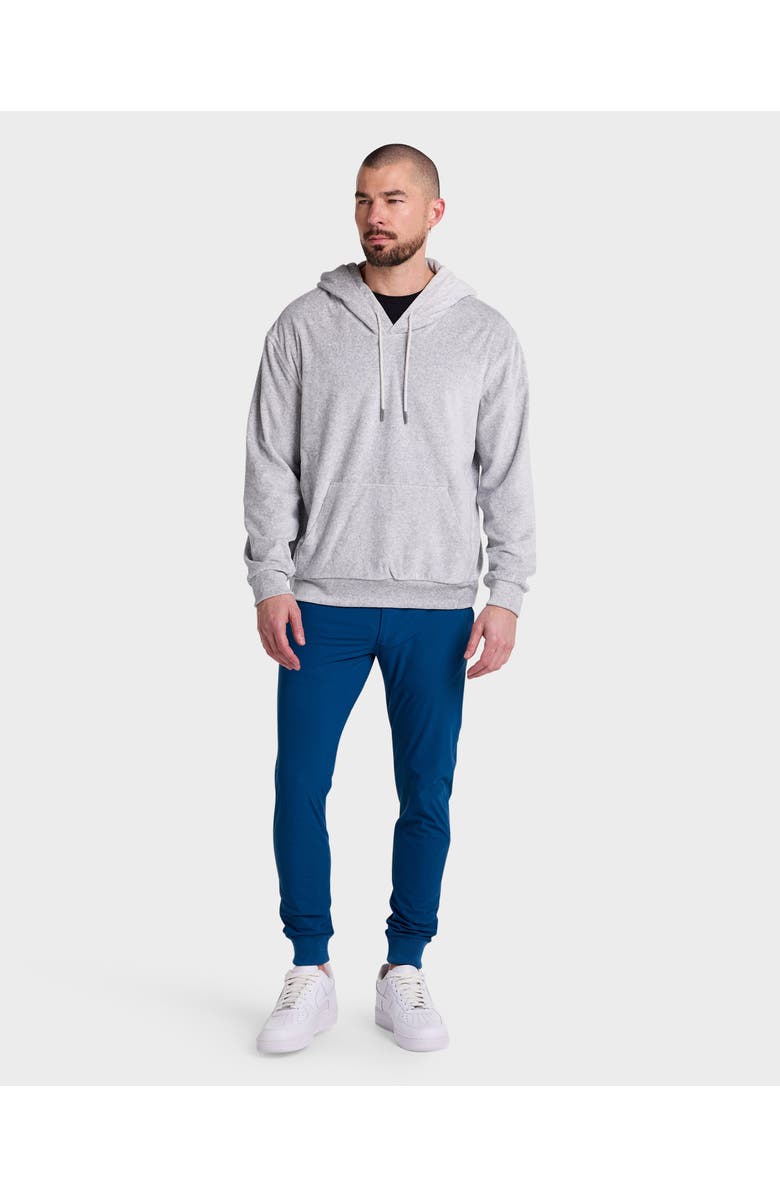 Blanco Clothing Velour Hoodie, Main, color, Grey