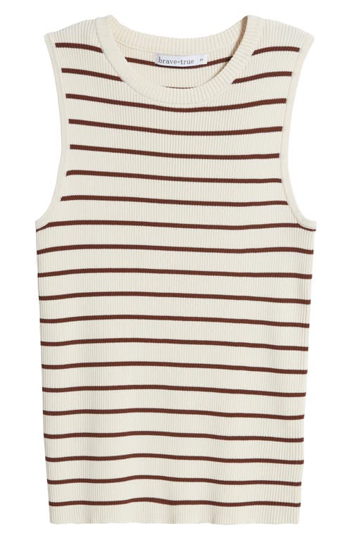 BRAVE + TRUE BRAVE+TRUE TORI RIB STRIPE TANK