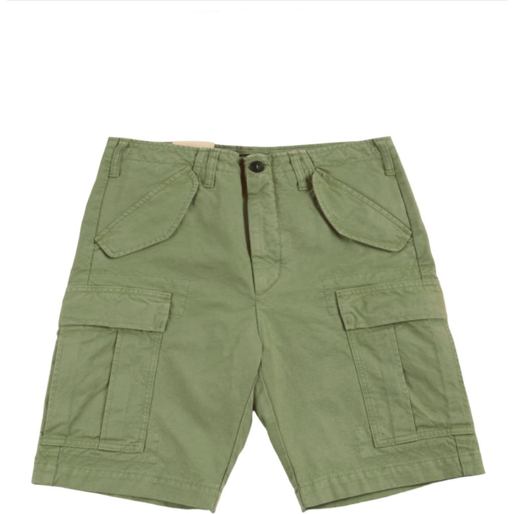 Fortela Minert Cotton Pocket Bermuda In Green