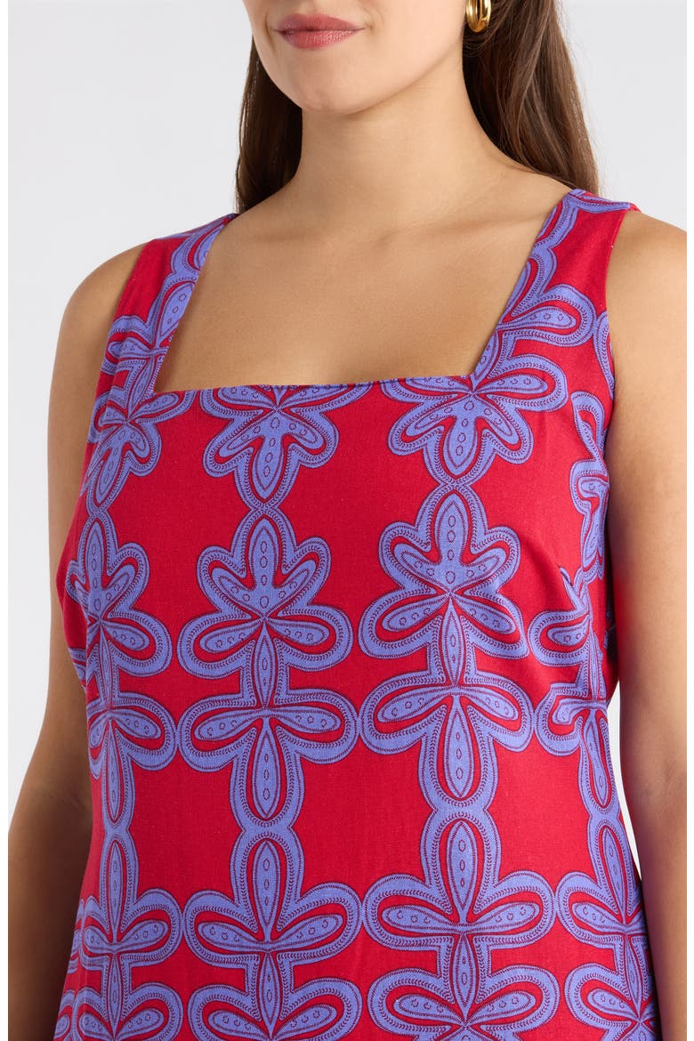 Rory Troy Abstract Maxi Dress, Alternate, color, CHERRY MULTI