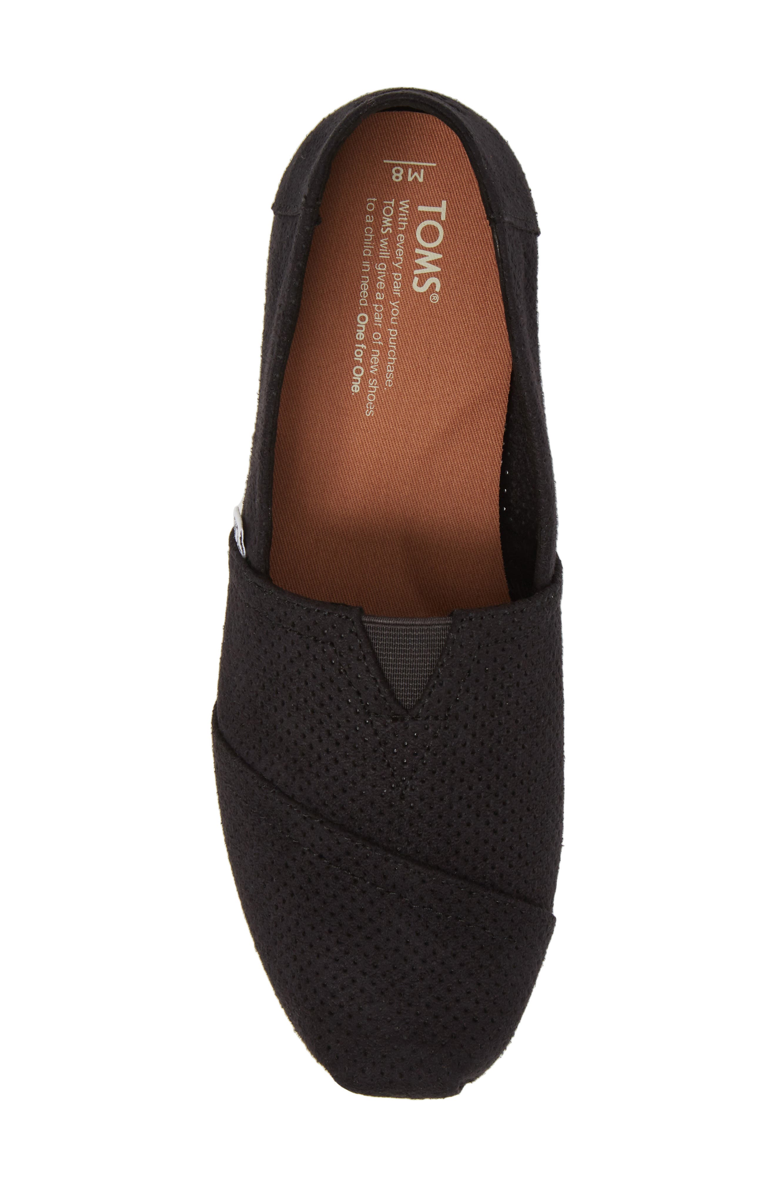 TOMS Alpargata Perforated Slip-On, Alternate, color, 