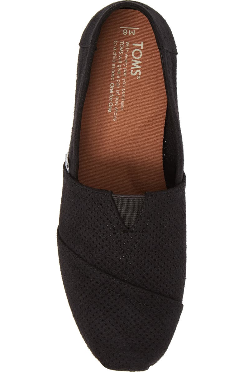 TOMS Alpargata Perforated Slip-On, Alternate, color,