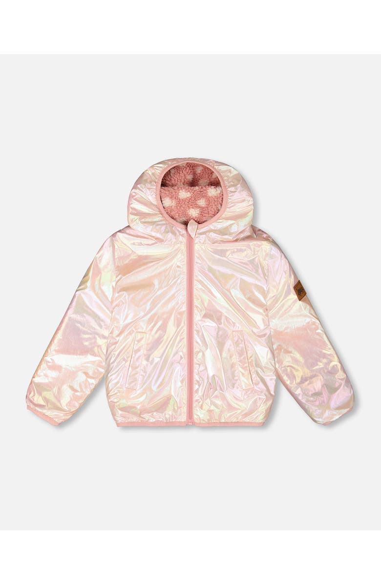 Deux par Deux Reversible Mid-Season Jacket, Alternate, color, Light Pink