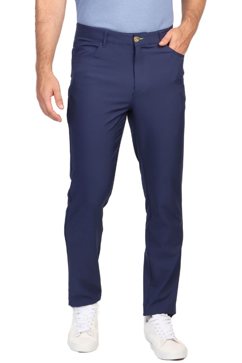 Five-Pocket Performance Pants, Main, color, NAVY