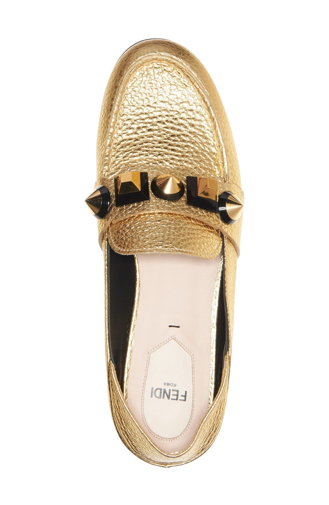 Fendi Convertible Moccasin, Alternate, color, 