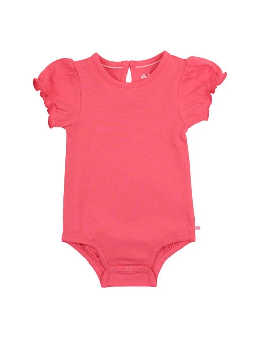 Rufflebutts Baby/toddler Girls Knit Puff Short Sleeve Bodysuit