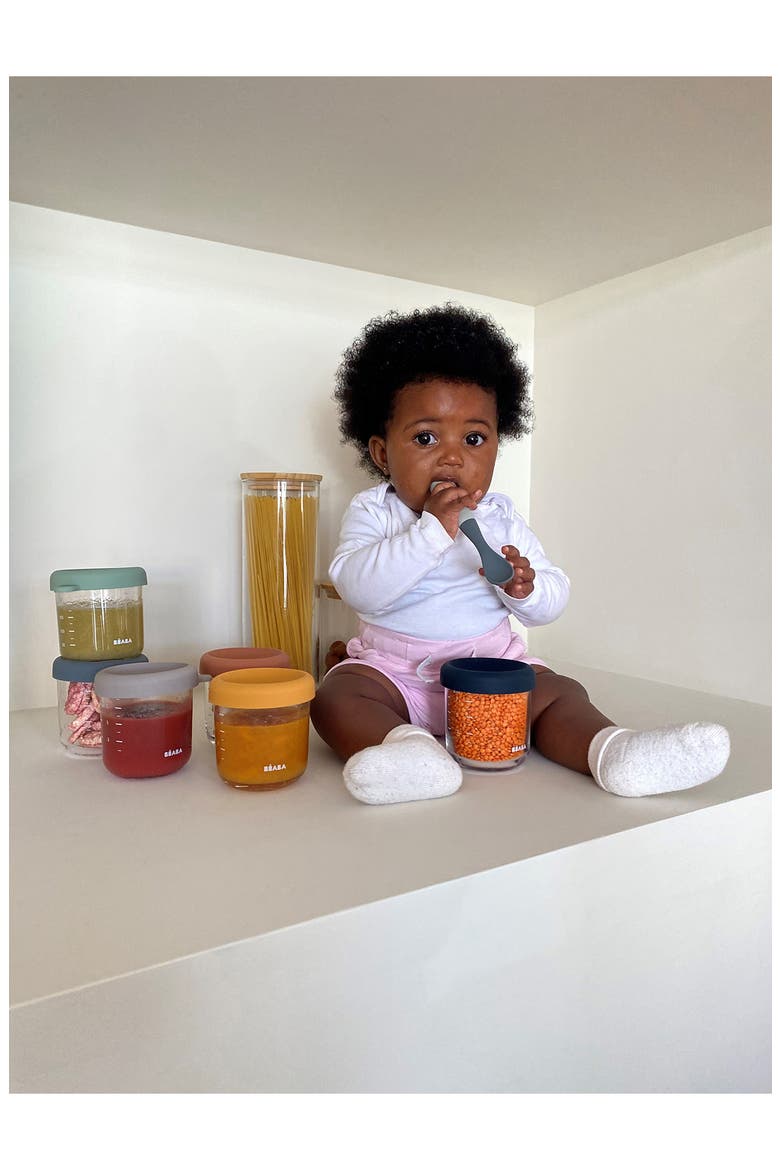 6-Pack Glass Baby Food Jars, Alternate, color, SUNRISE