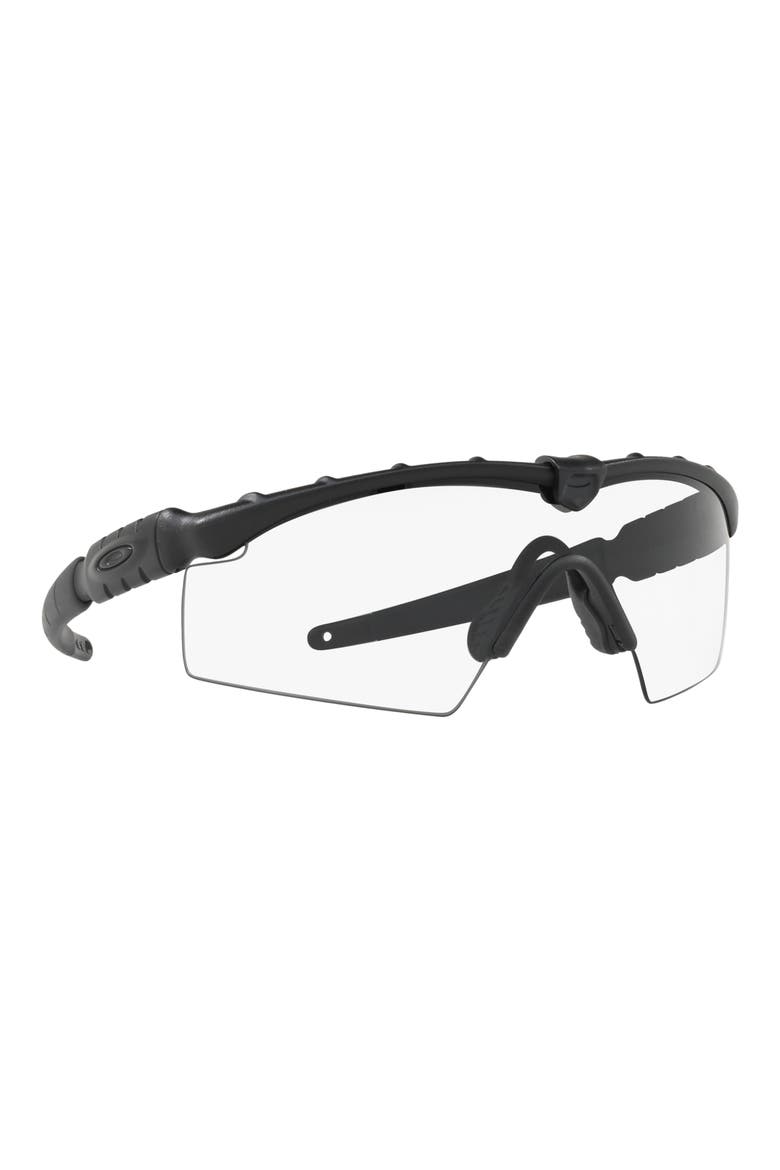 M Frame Strike 134mm Photochromic Irregular Shield Sunglasses, Alternate, color, BLACK / CLEAR