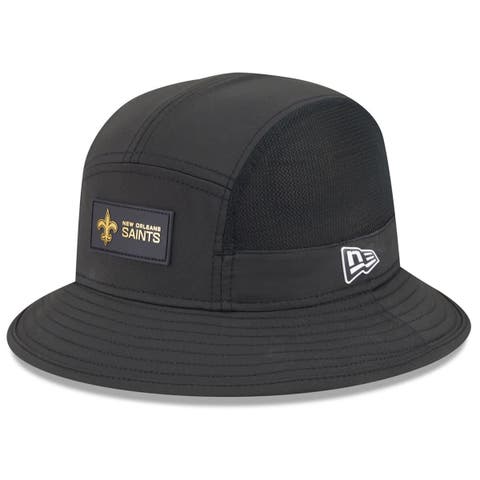 Men's New Era Black New Orleans Saints 2025 Sideline  Bucket Hat