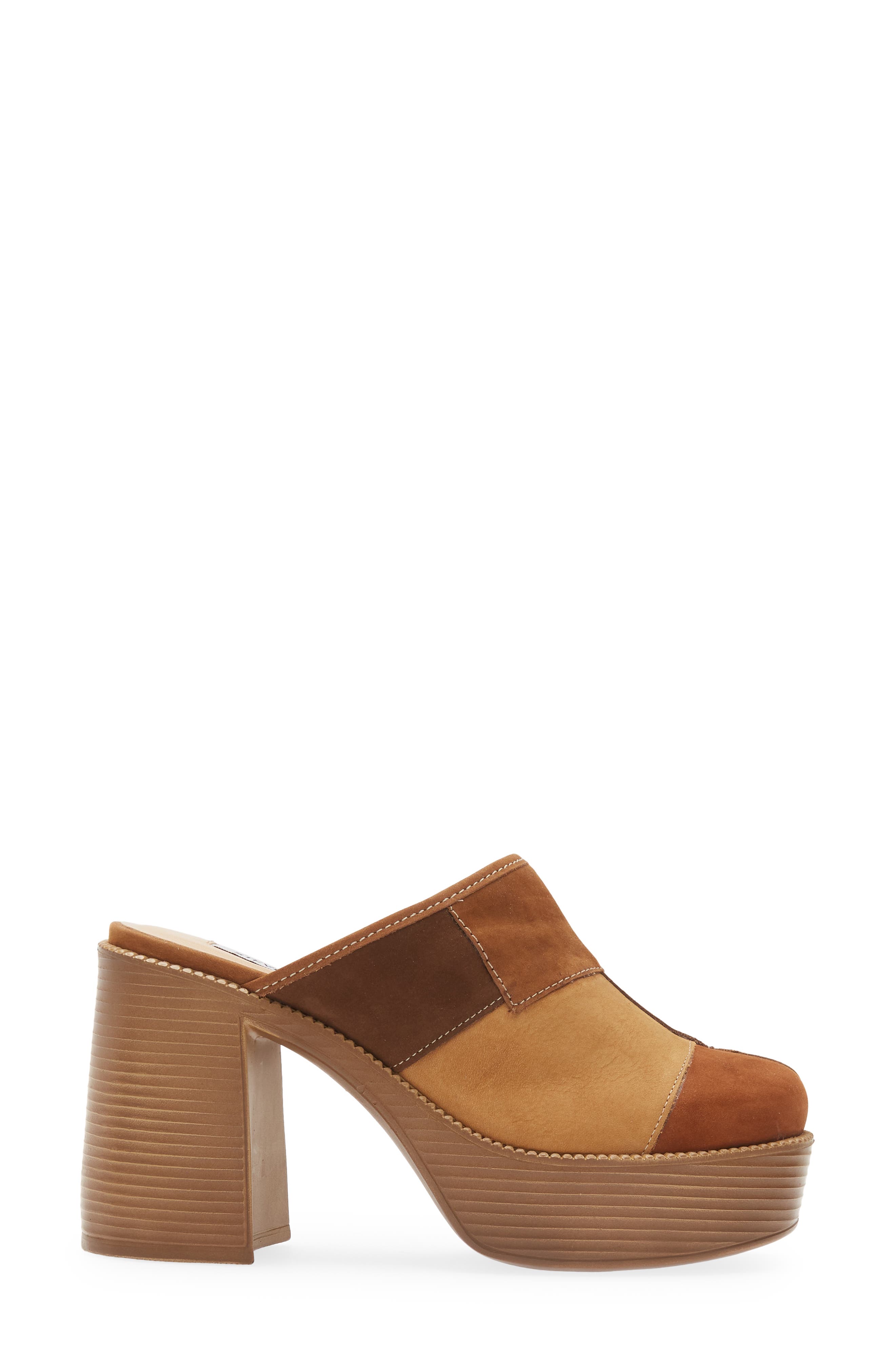 Bowe Platform Mule, Alternate, color, TAN MULTI