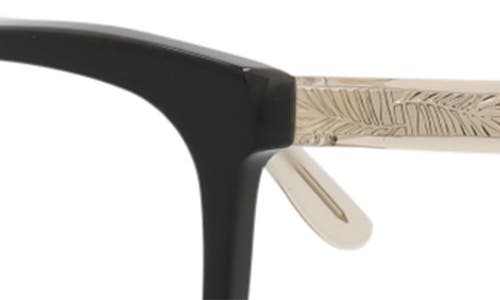 Maui Jim 53mm Square Optical Glasses In Black