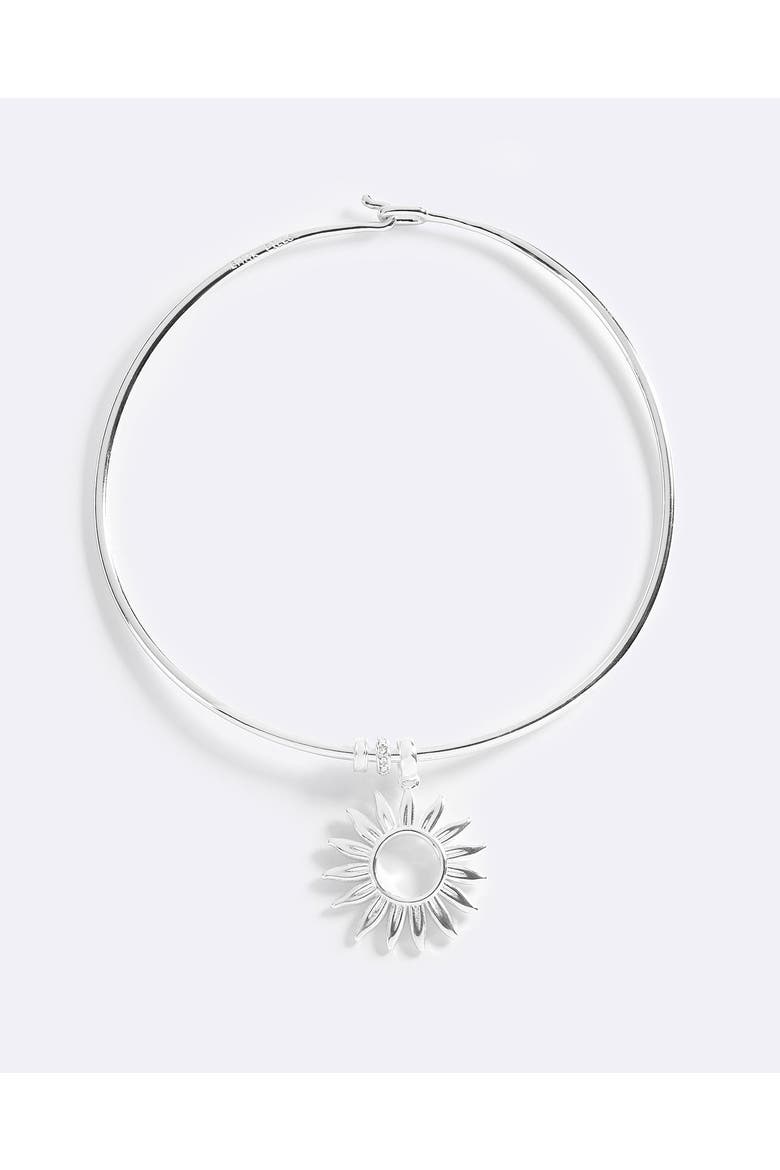 Desert Heat Choker, Main, color, Silver