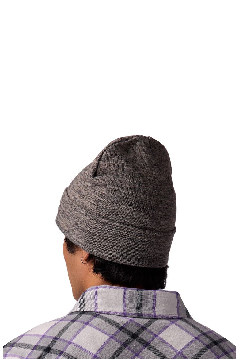 Patch Goat Beanie, Alternate, color, Heather Goat Gray