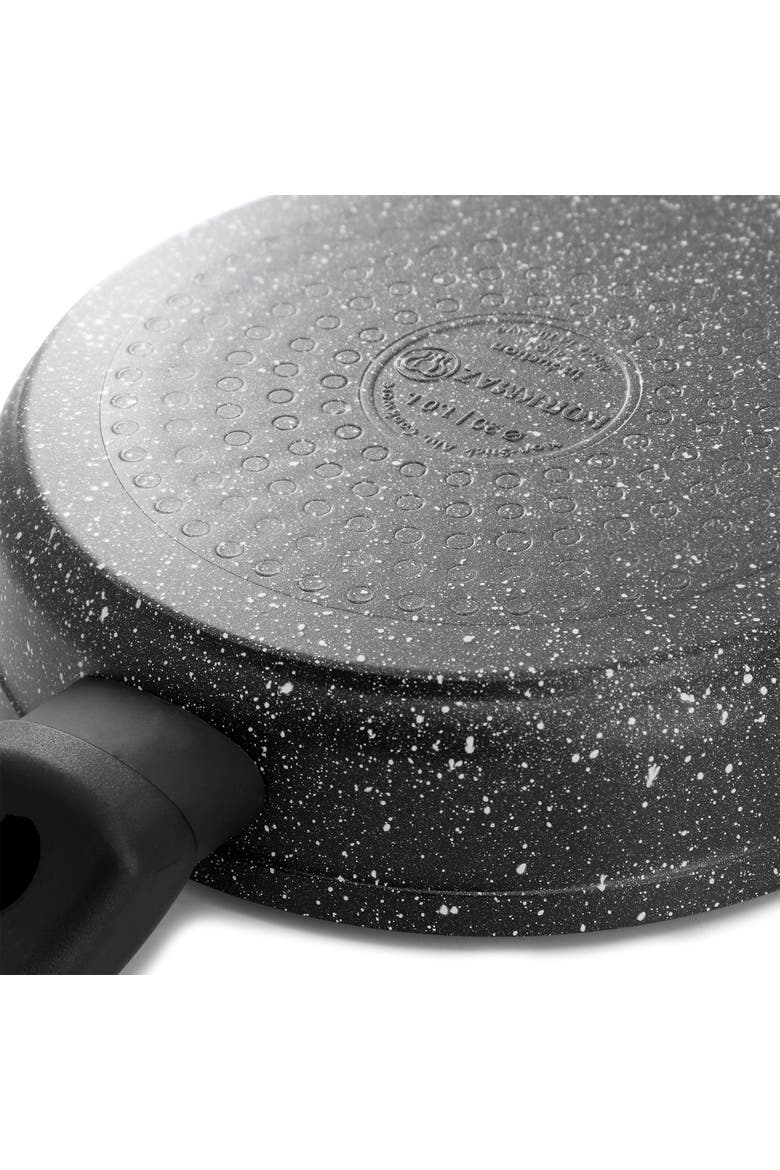 Ornella Nonstick 8 Inch Aluminum Frying Pan, Alternate, color, Black