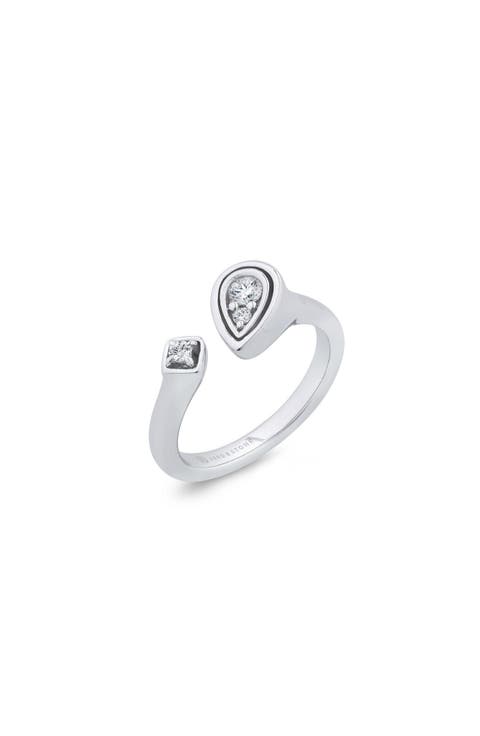 Perfect-Pear Horseshoe Ring