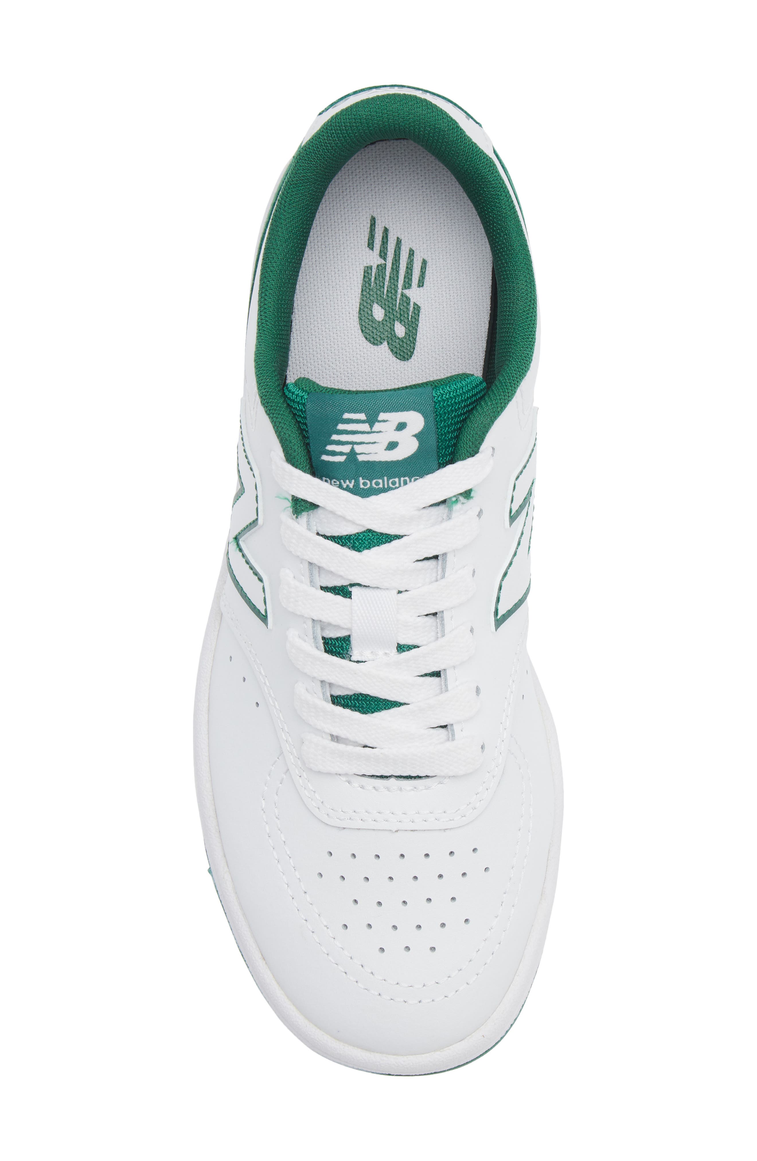 New Balance Kids' 80 Basketball Sneaker, Alternate, color, White/ Classic Pine