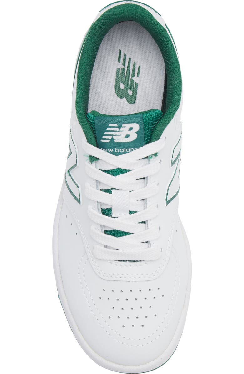New Balance Kids' 80 Basketball Sneaker, Alternate, color, White/ Classic Pine