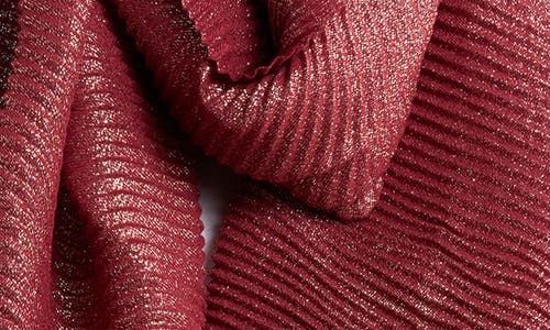 Nordstrom Rack Pleated Occasion Wrap In Burgundy