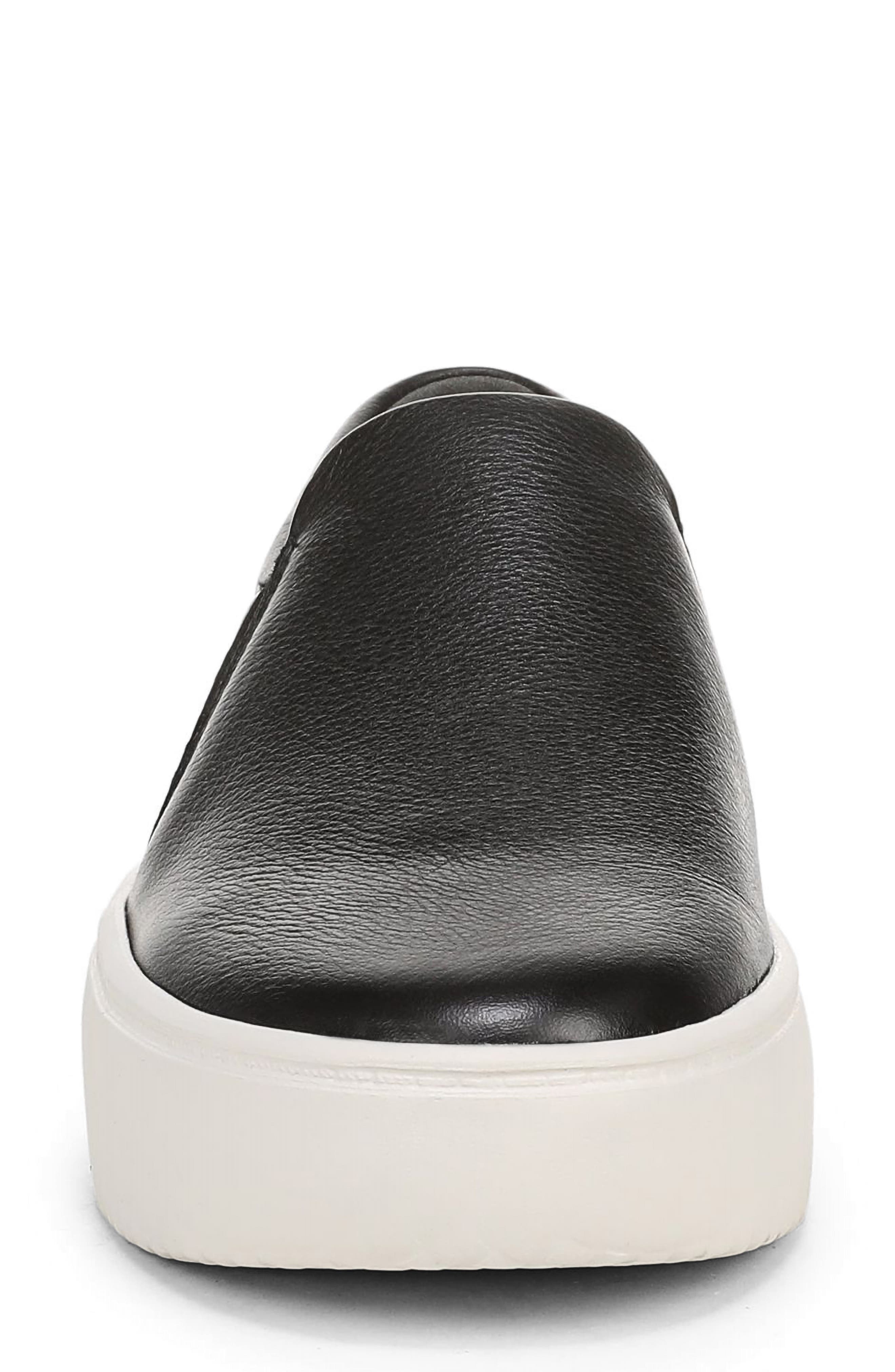 Ellen Slip-On Platform Sneaker, Alternate, color, BLACK LEATHER