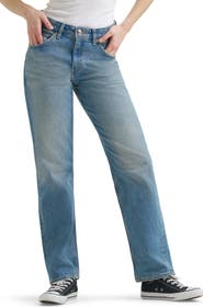 Lee Rider Classic High Waist Straight Leg Jeans