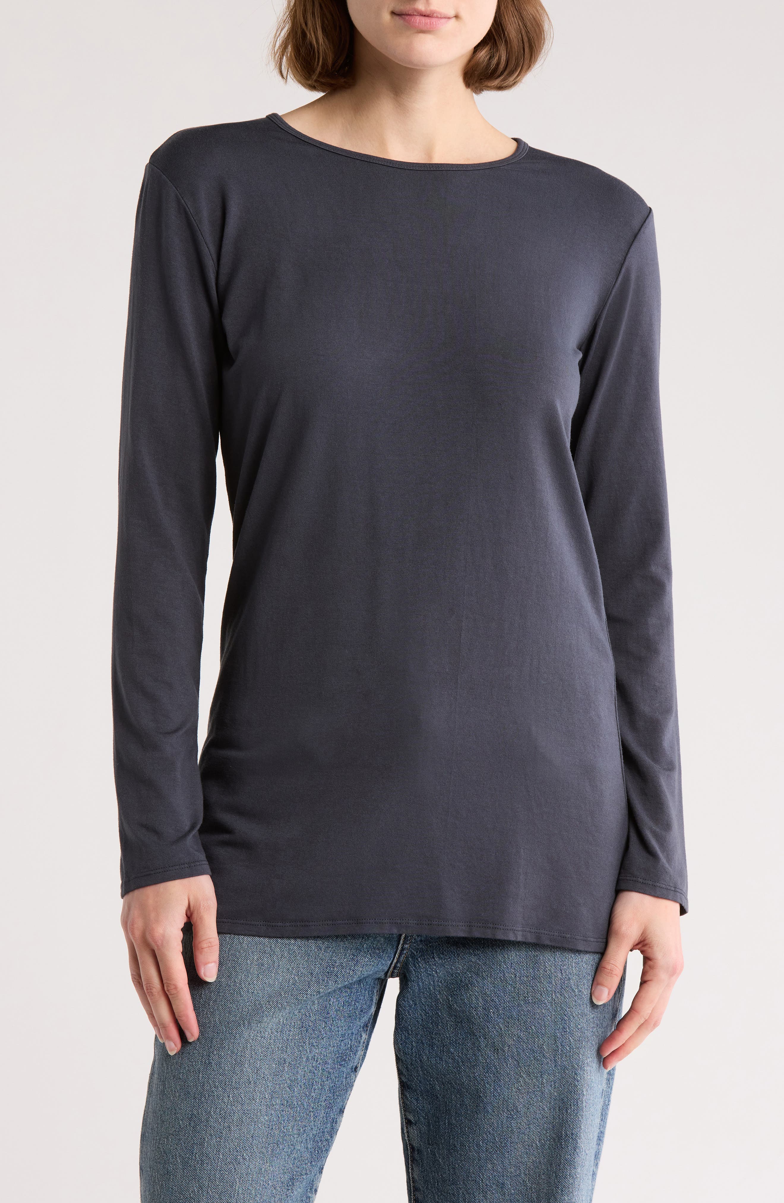 GO COUTURE Basic Stretch Modal T-Shirt