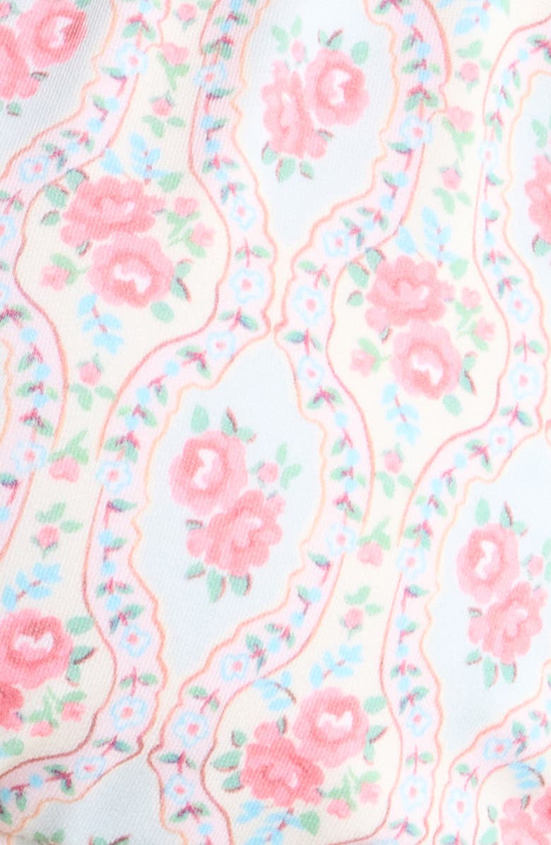 PacSun Delphinium Ring Triangle Swim Top, Alternate, color, Provence Geo