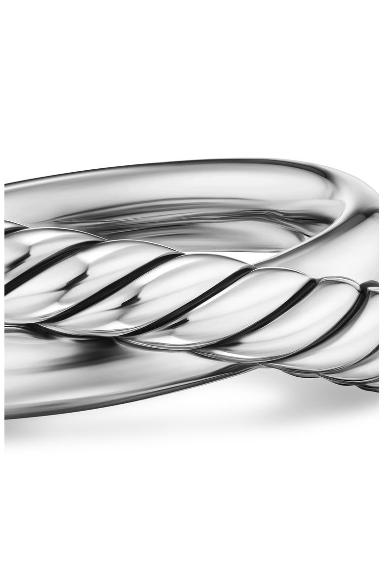 Crossover Two Row Ring in Sterling Silver, 7.4mm, Alternate, color, SILVER