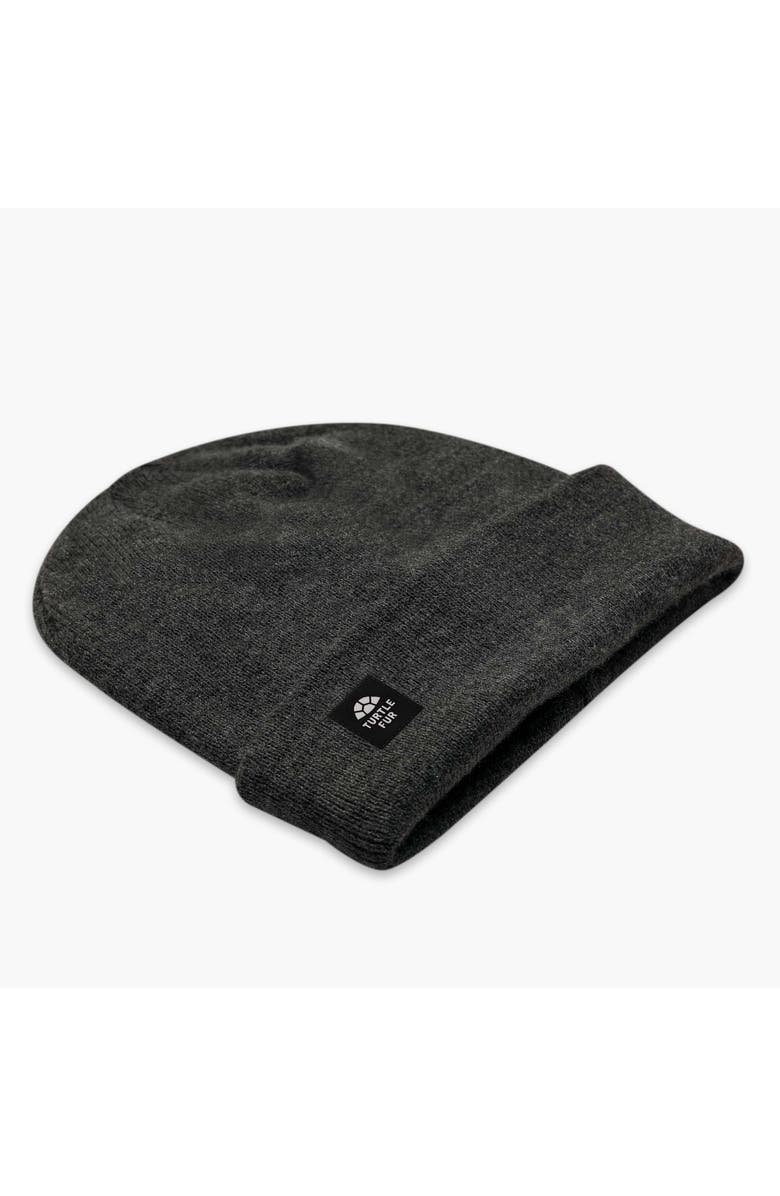Turtle Fur Explorer Cuffed Beanie, Alternate, color, Charcoal
