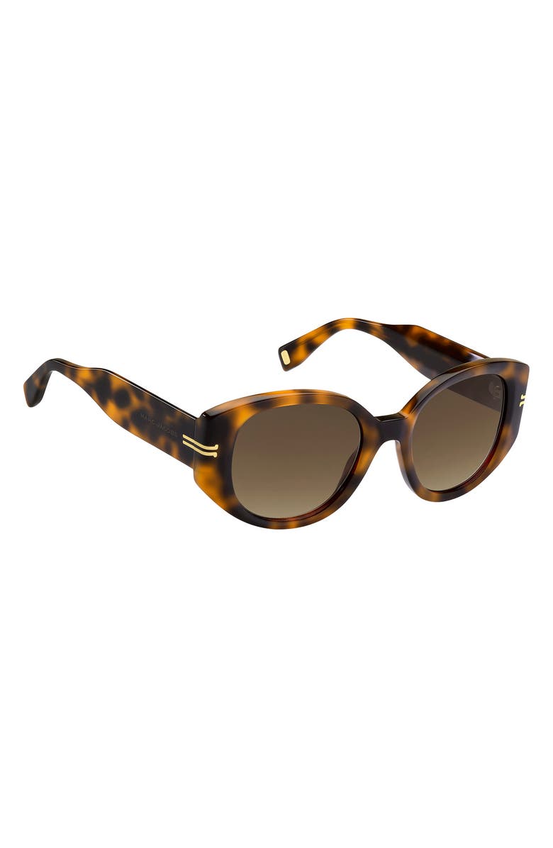 Marc Jacobs Round Sunglasses, Alternate, color, Havana/ Brown Gradient