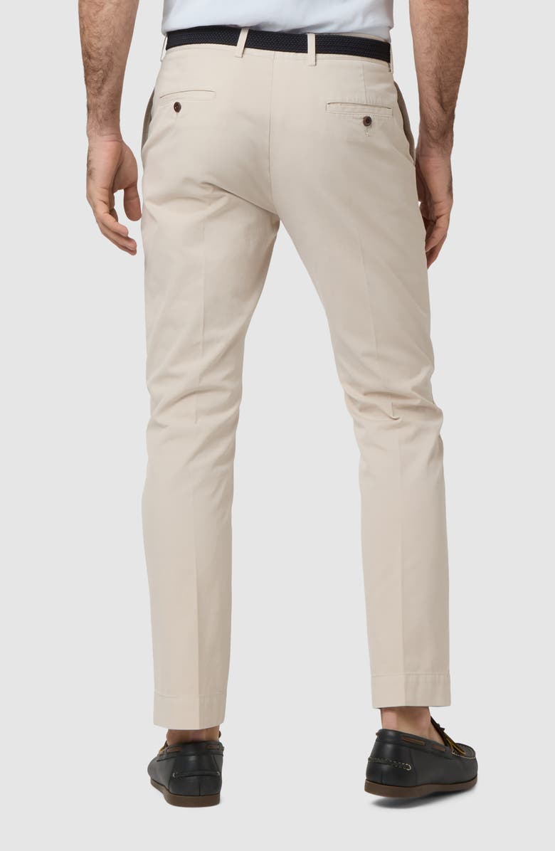 Sid Mashburn Garment Dye Slim Straight Leg Field Pants, Alternate, color, Stone Ap Twill