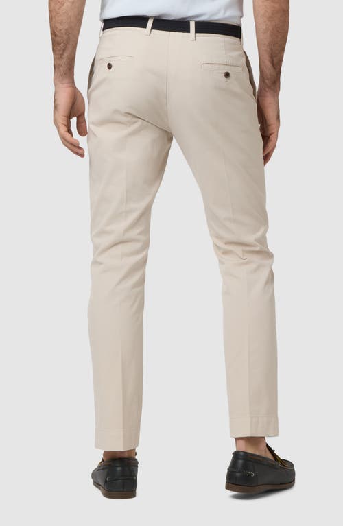 Sid Mashburn Garment Dye Slim Straight Leg Field Pants In Stone Ap Twill