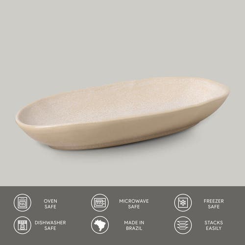 Porto Brasil Deep Oval Platter Set Of 4 In Neutral