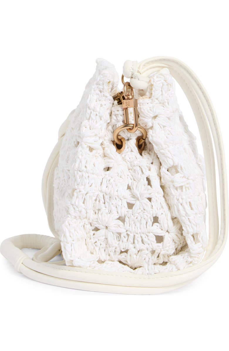 Sam Edelman Layla Floral Raffia Shoulder Bag, Alternate, color,
