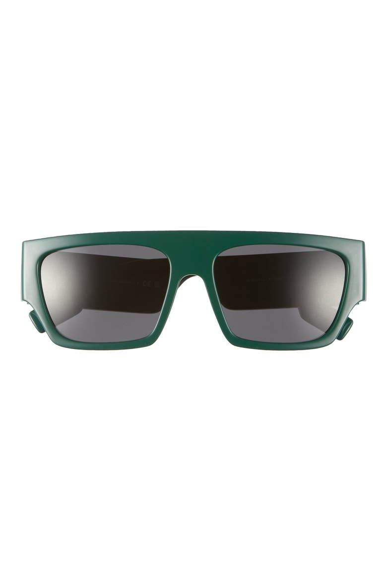 Micah 58mm Square Sunglasses, Main, color, GREEN