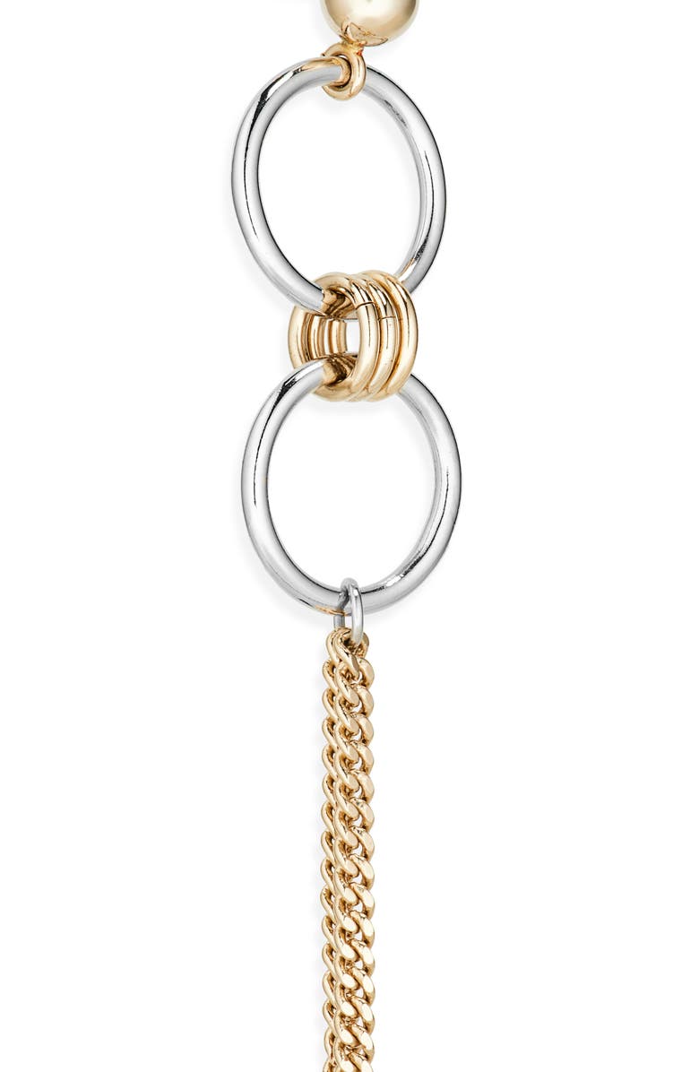 Justine Clenquet Amy Mismatched Earrings, Alternate, color, Gold N Palladium